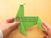 Origami con tuần lộc