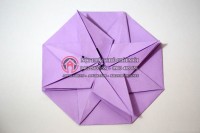 Hướng dẫn cách gấp giấy origami hình ngôi sao có 8 cánh