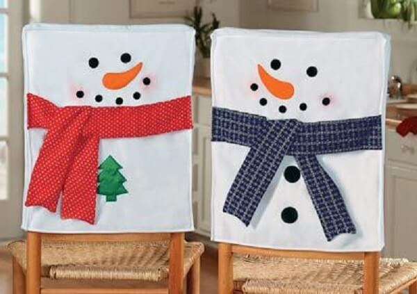 Áo phủ ghế gia đình Noel