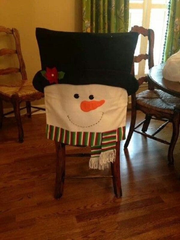 Áo phủ ghế gia đình Noel